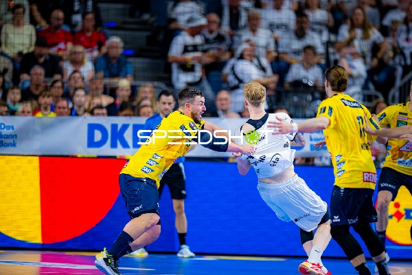 Handball I Herren I Saison 2024-2025 I DHB-Pokal I Halbfinale I Rhein-Neckar Löwen - THW Kiel I 12.04.2025