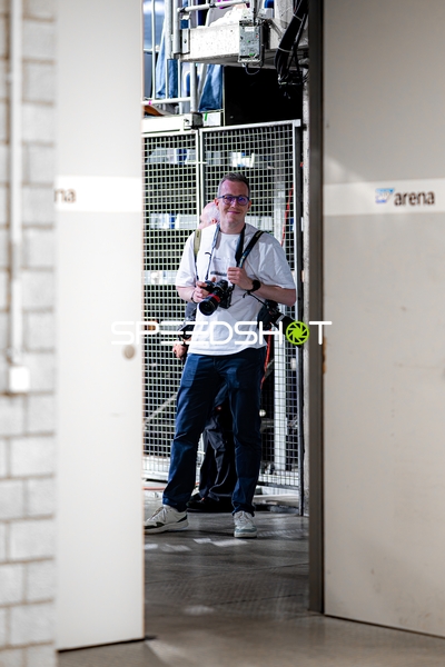 Fotograf in der Halle