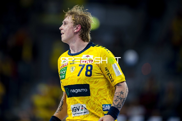 Edwin Aspenbäck (78; Rhein Neckar Löwen) in Aktion