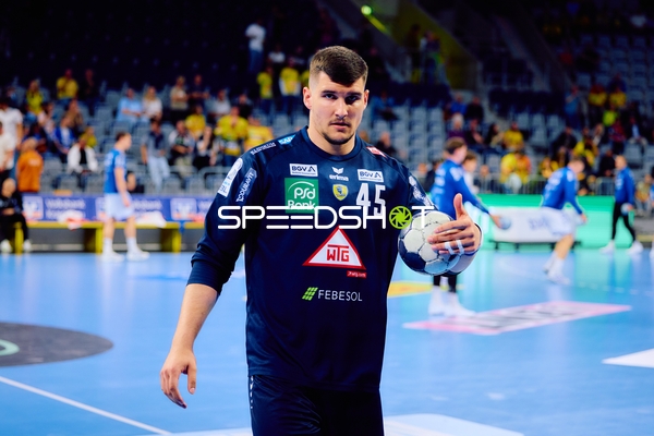 Spielszene Halil Jaganjac (45;Rhein Neckar Löwen) Handball