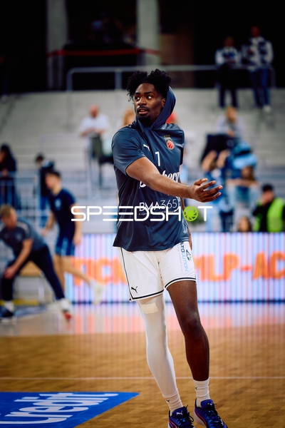 Spieler beim Aufwärmen