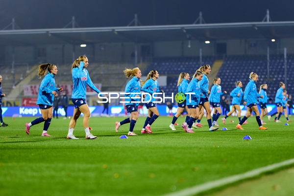 Spieler beim Aufwärmen