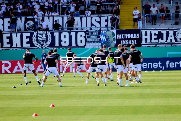 SV Sandhausen Aufwärmen DFB Pokal