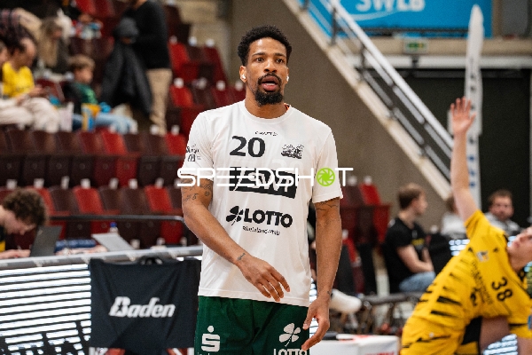 Urald King (20; Gladiators Trier) in Aktion