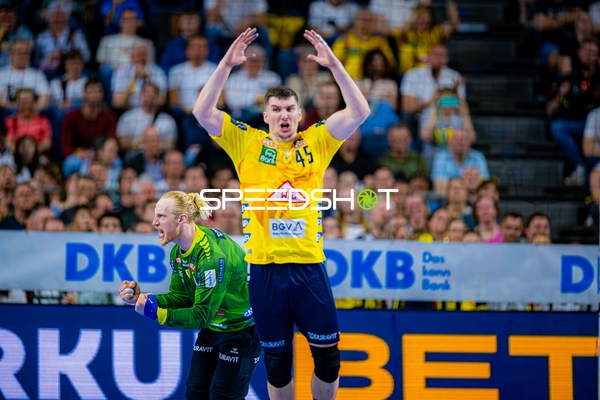 Handball I Herren I Saison 2024-2025 I DHB-Pokal I Halbfinale I Rhein-Neckar Löwen - THW Kiel I 12.04.2025