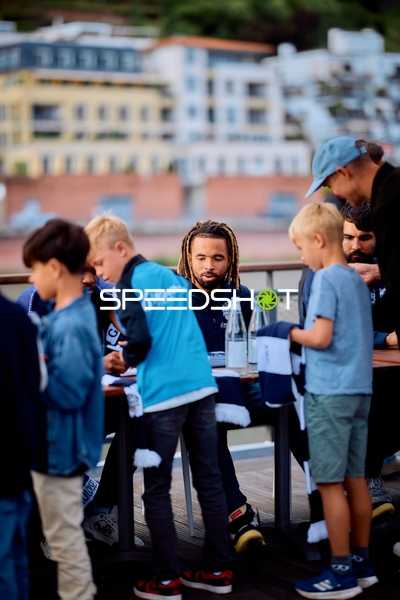 Teamvorstellung mit Michael Flowers (6; MLP) und Marcel Keßen (15; MLP)