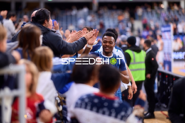 DJ Horne (0; MLP Academics Heidelberg) in Aktion