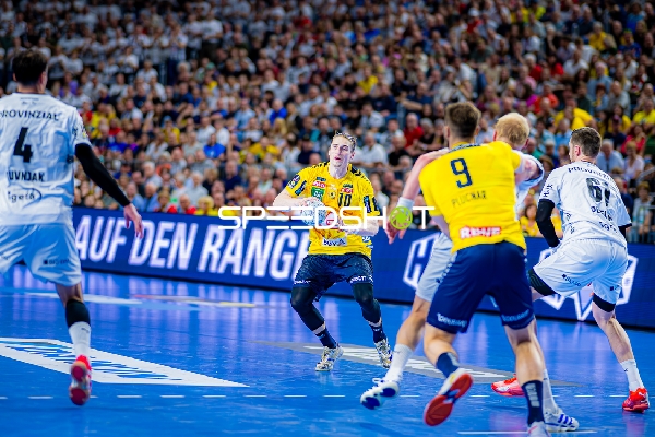 Handball I Herren I Saison 2024-2025 I DHB-Pokal I Halbfinale I Rhein-Neckar Löwen - THW Kiel I 12.04.2025