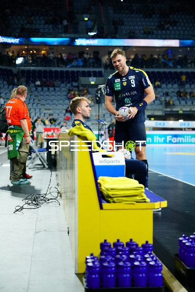 Mathias Larson (4; Rhein Neckar Löwen) in Aktion