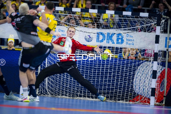 David Späth (29; Rhein Neckar Löwen) in Aktion