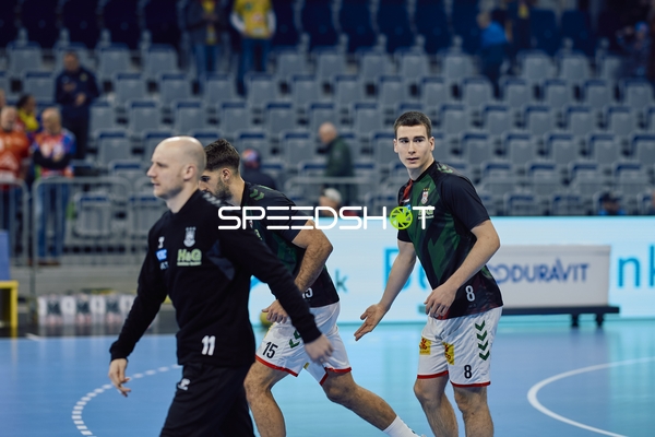 Aufwärmen vor dem Spiel