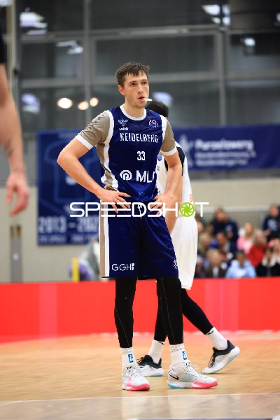 Ryan Mikesell (33; MLP Academics Heidelberg) auf dem Spielfeld