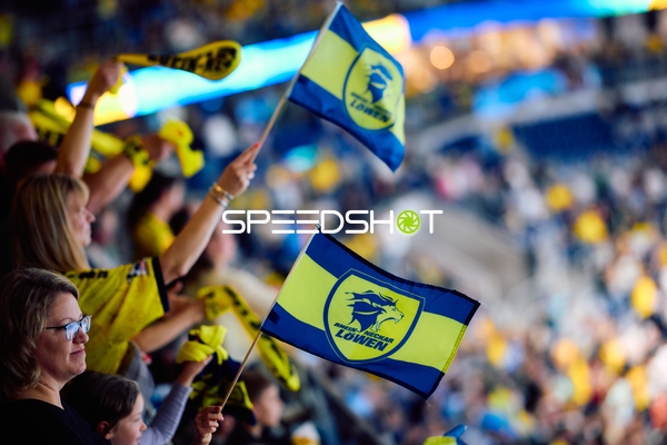 Rhein-Neckar Löwen Fans jubeln