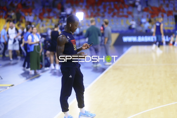 Spieler auf dem Court