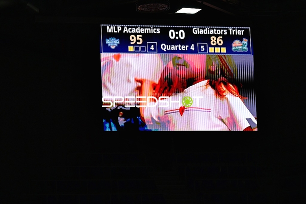 Spieler auf dem Court