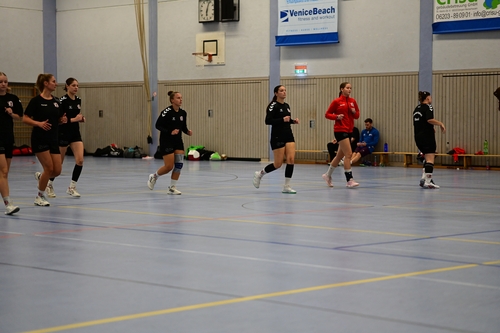 Spieler von TVE - Edinger Haie laufen