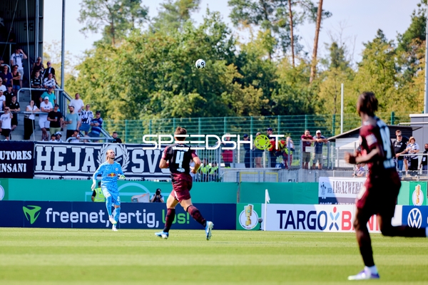 Ball-Aktion auf dem Feld