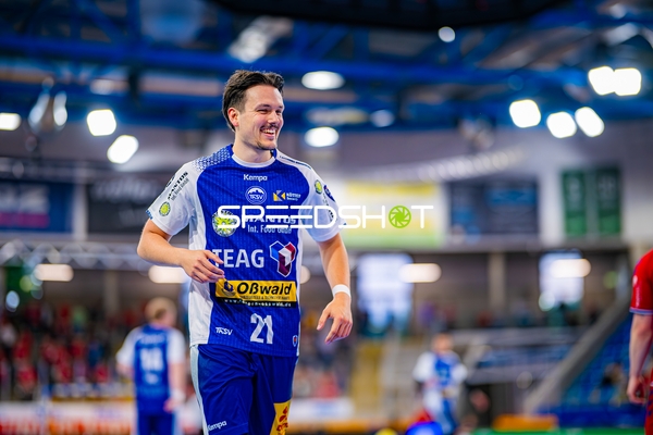 Moritz Ende (21, ThSV Eisenach) läuft lächelnd