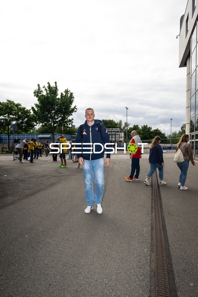 David Späth unterwegs zur SAP Arena