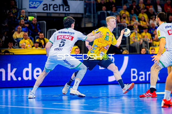 Handball I Herren I Saison 2024-2025 I Daikin HBL I 27. Spieltag I Rhein-Neckar Löwen - DHfK Leipzig I 24.04.2025