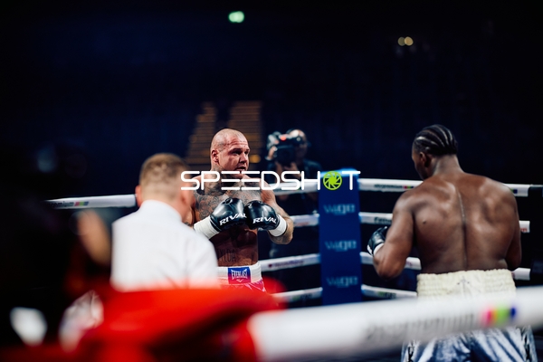 Boxer in der Ringside Zone