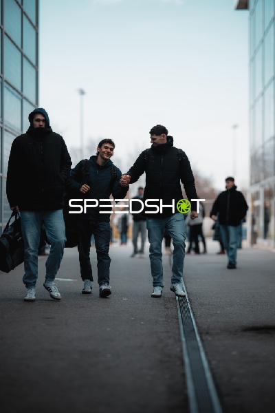 Unterwegs mit David Späth (29; Rhein Neckar Löwen) und Gino Steenaerts (14; Rhein Neckar Löwen)