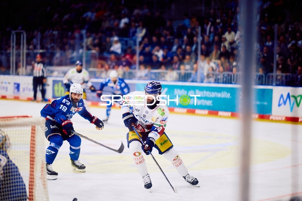 Adler Mannheim gegen Eisbären Berlin in spannender Verfolgung