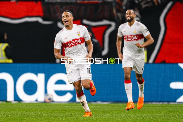 Spieler von VfB Stuttgart in Aktion