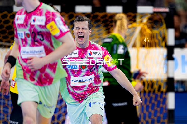 Jubel von Tim Freihöfer (20; Füchse Berlin)