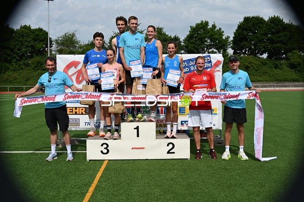 Siegerfoto TVE Sommerlauf Edingen