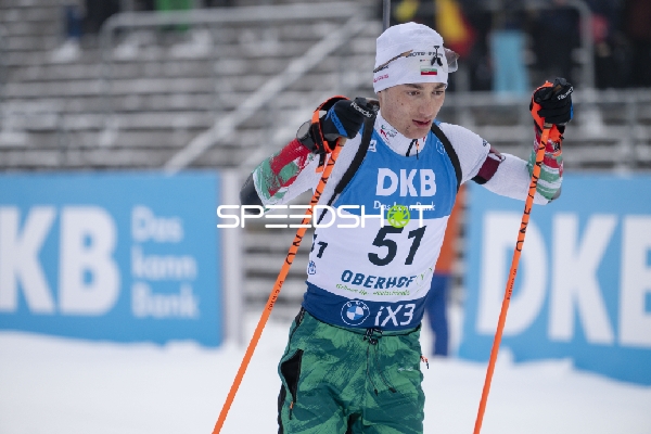 Sprint der Männer: Konstantin VASILEV (51; Biathlon Männer) in Aktion