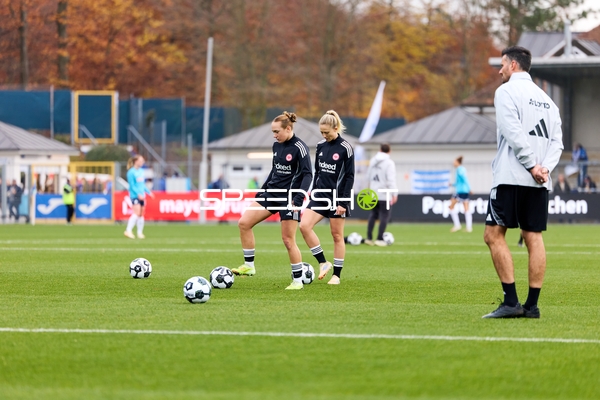 Spieler beim Aufwärmen