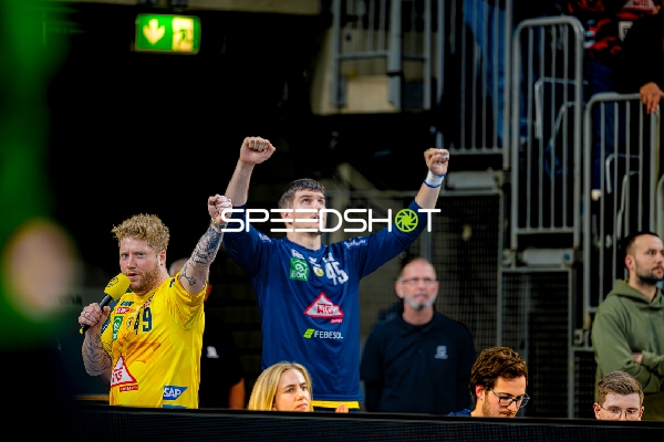 Handball I Herren I Saison 2024-2025 I Daikin HBL I 27. Spieltag I Rhein-Neckar Löwen - DHfK Leipzig I 24.04.2025