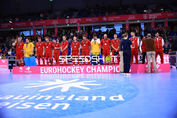 Siegerehrung bei EuroHockey 2026