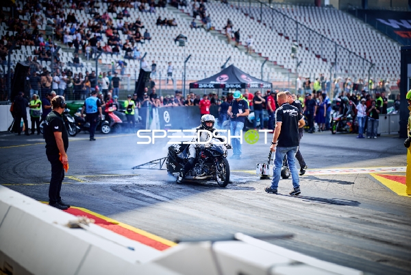 Motorrad Drag Racing am Hockenheimring
