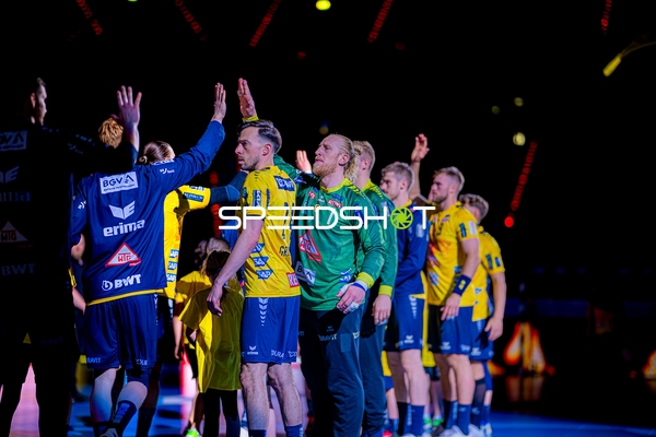 Begrüßung Rhein Neckar Löwen Spieler