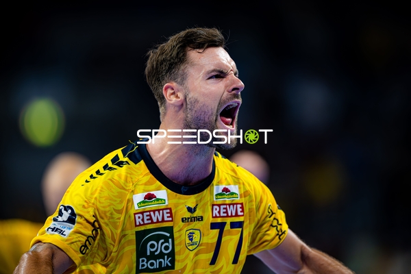 Dani Baijens (77; Rhein Neckar Löwen) zeigt Emotion