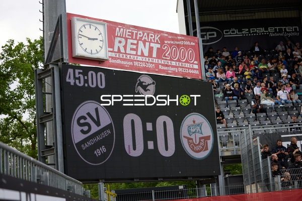Spielstand 0:0 Halbzeit