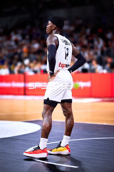 Spieler auf dem Court