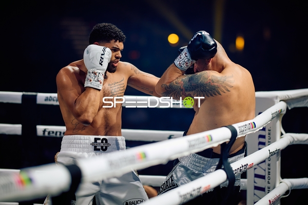 Emanuel Odiase im Boxkampf