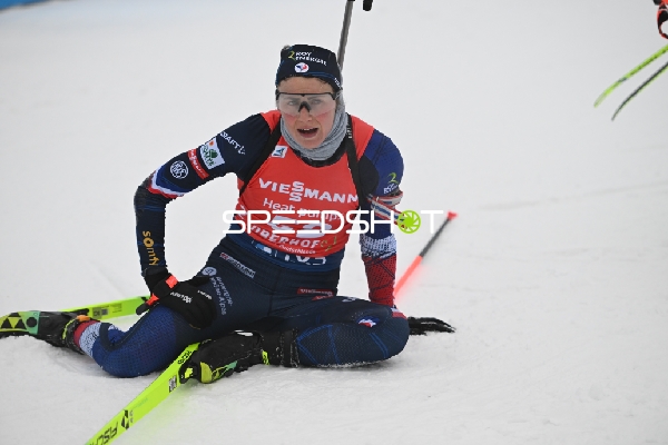 Justine BRAISAZ-BOUCHET Justine BRAISAZ-BOUCHET (52; Biathlon Frauen) im Sprint