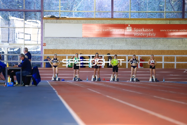 Startaufstellung bei Rheinland-Pfalz Hallenmeisterschaften