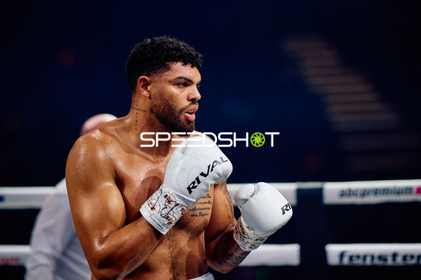 Boxer Schwergewicht in Ringside Zone