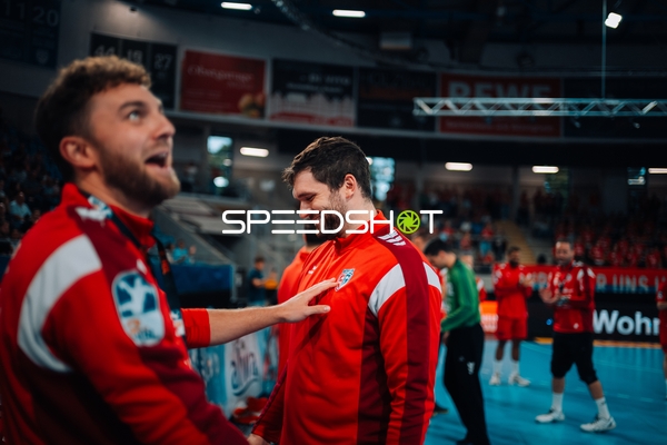 Jonathan Fischer (36; SG BBM Bietigheim) im Gespräch