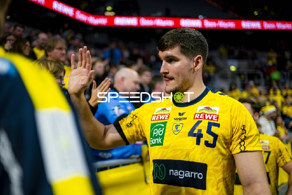 Halil Jaganjac (45; Rhein Neckar Löwen) in Aktion