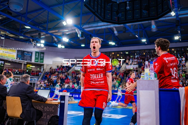 Torjubel Tom Wolf (10;SG BBM Bietigheim)