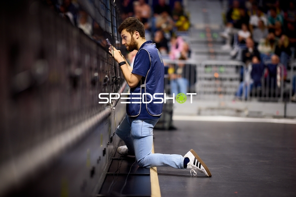 Kevin Sandomir am Spielfeldrand