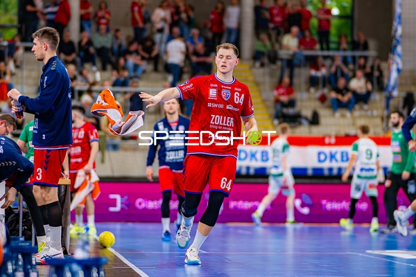 Aufwärmen Nikola Vlahovic (3;SG BBM Bietigheim), Maximilian Hejny (64;SG BBM Bietigheim)