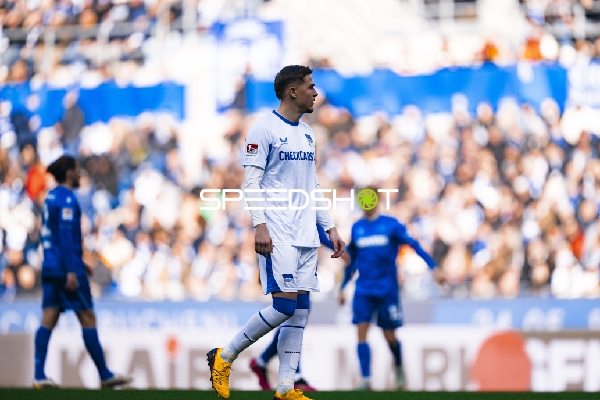 Spielszene mit Marten Winkler (22; Hertha BSC)