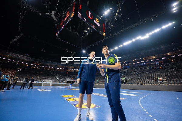 Vorbereitung der Rhein-Neckar Löwen vor dem Halbfinale